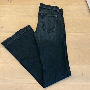 7 For All Mankind Dark Blue Flare Jeans